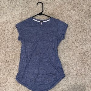 Blue Top with shirt pocket